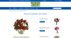 Desktop Screenshot of alisoviejoflorist.com