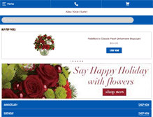 Tablet Screenshot of alisoviejoflorist.com